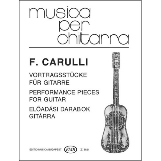 Carulli, Ferdinand: Előadási darabok gitárra