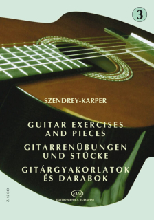 Szendrey-Karper László: Gitárgyakorlatok és darabok 3